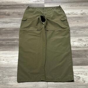 Columbia Silver Ridge Convertible Green 2XL Omni Wick Hiking Ripstop Cargo Pants